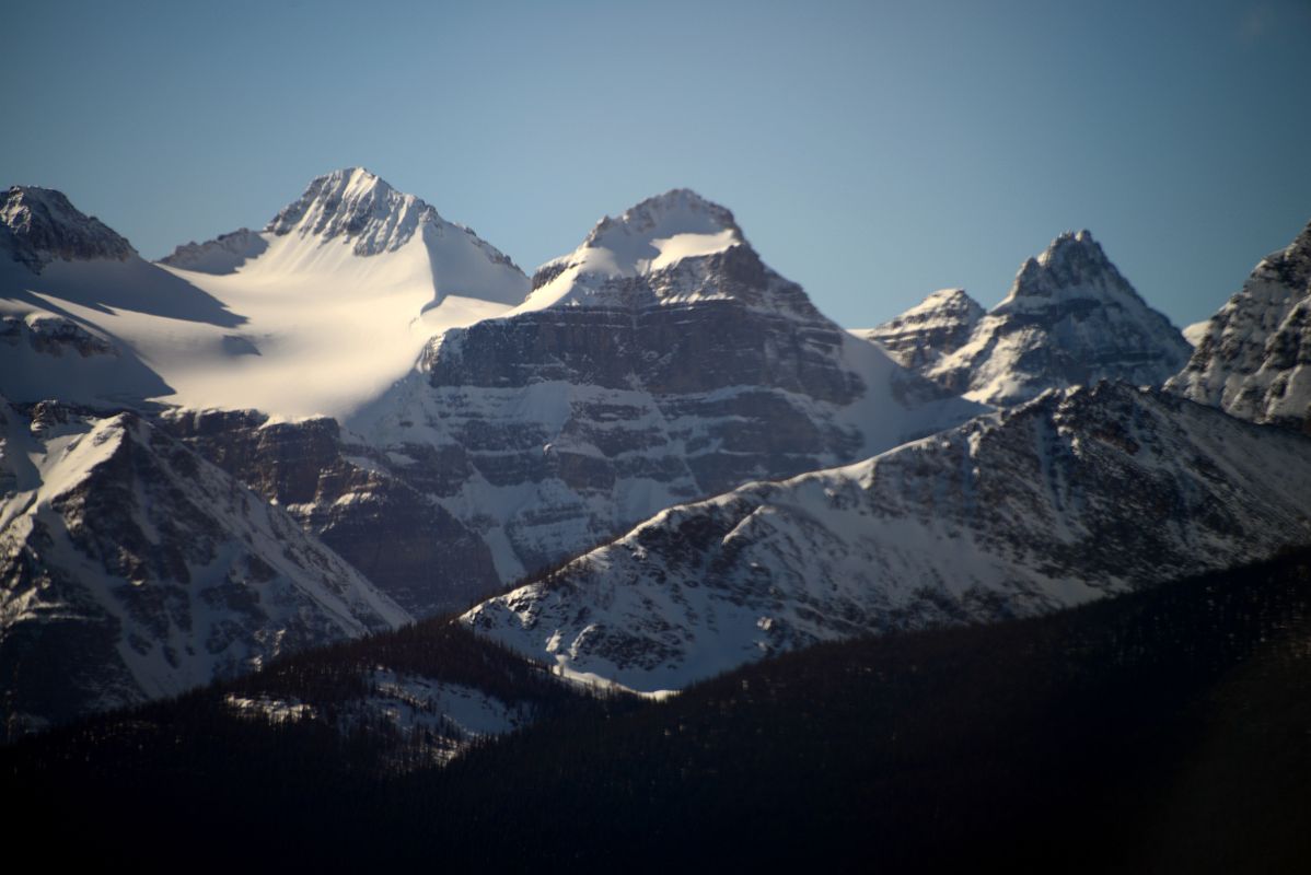 22G Mount Little, Mount Bowlen, Tonsa Peak From Lake Louise Ski Area